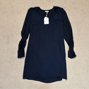 NWT Joie Abnar Blue Silk Dress